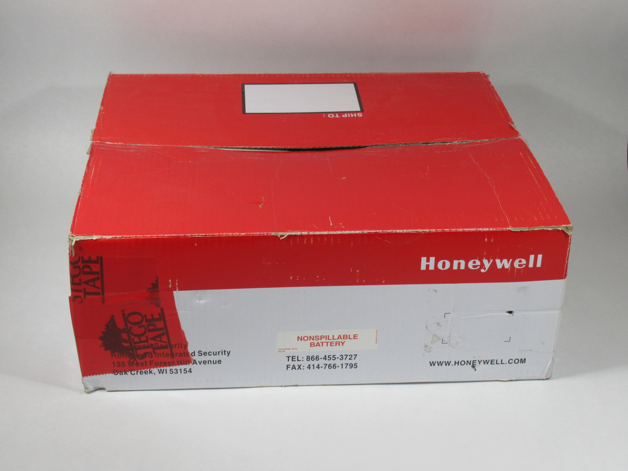 Honeywell PW5K1ENC3 Remote Enclosure w Plug-In 110V Transformer/Power Supply NEW