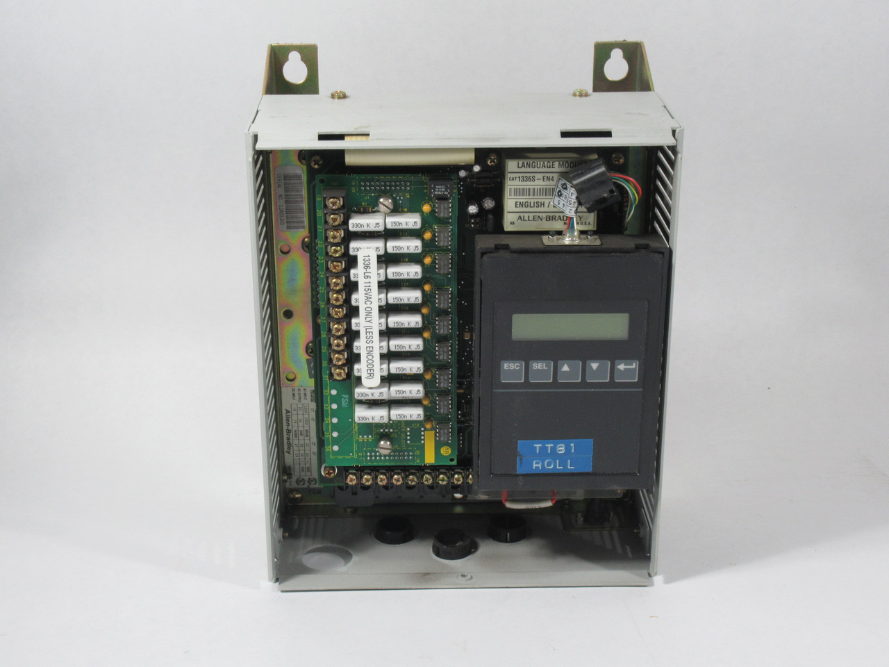 Allen-Bradley 1336S-BRF15-AA-EN4-HAP-L6 Adj Frequency AC Drive Ser. D 1.5HP USED