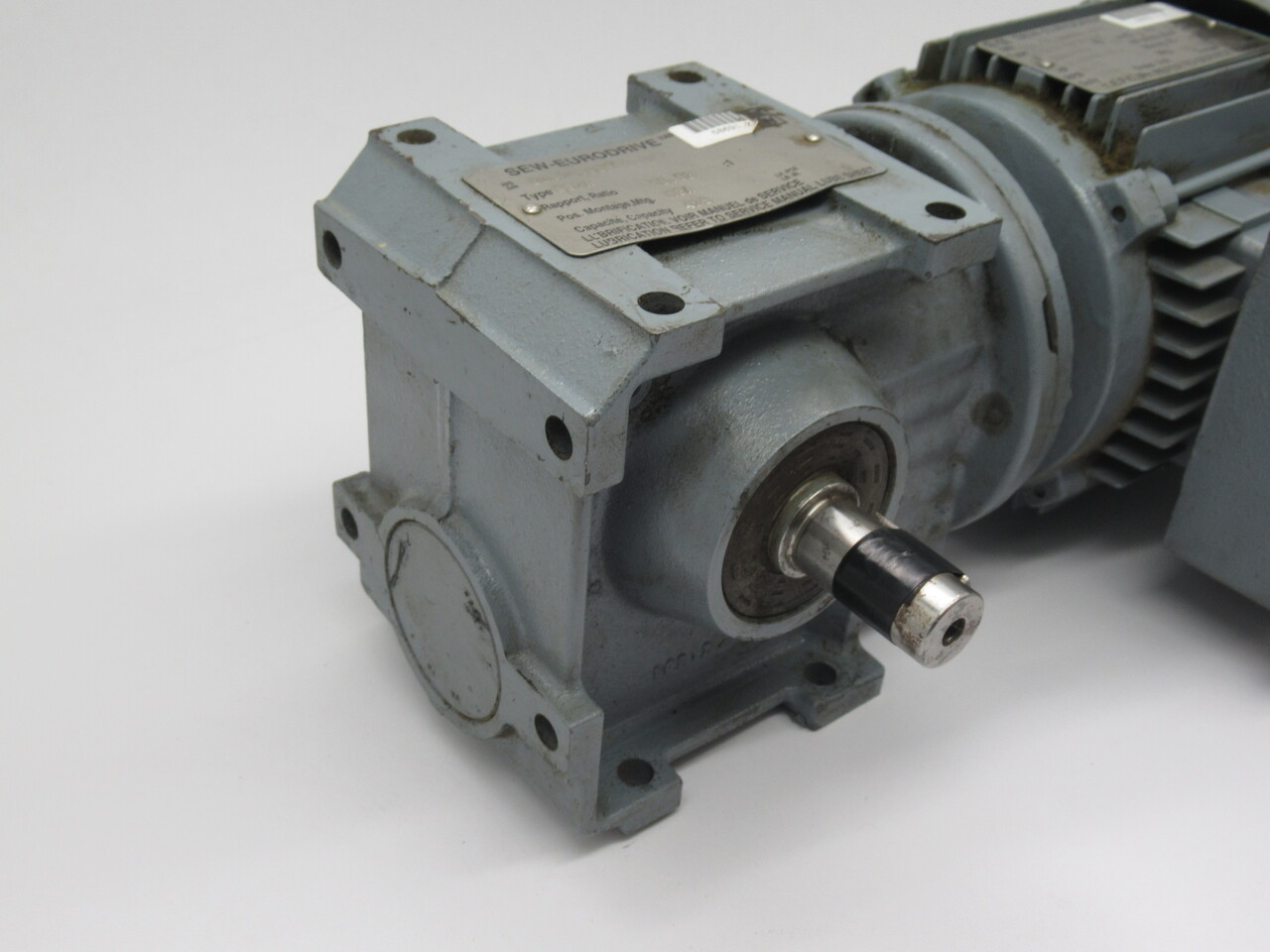 Sew-Eurodrive 15.53:1 0.33HP 1700RPM 230/460V TEFC 3PH 1.32/0.66A 60Hz USED