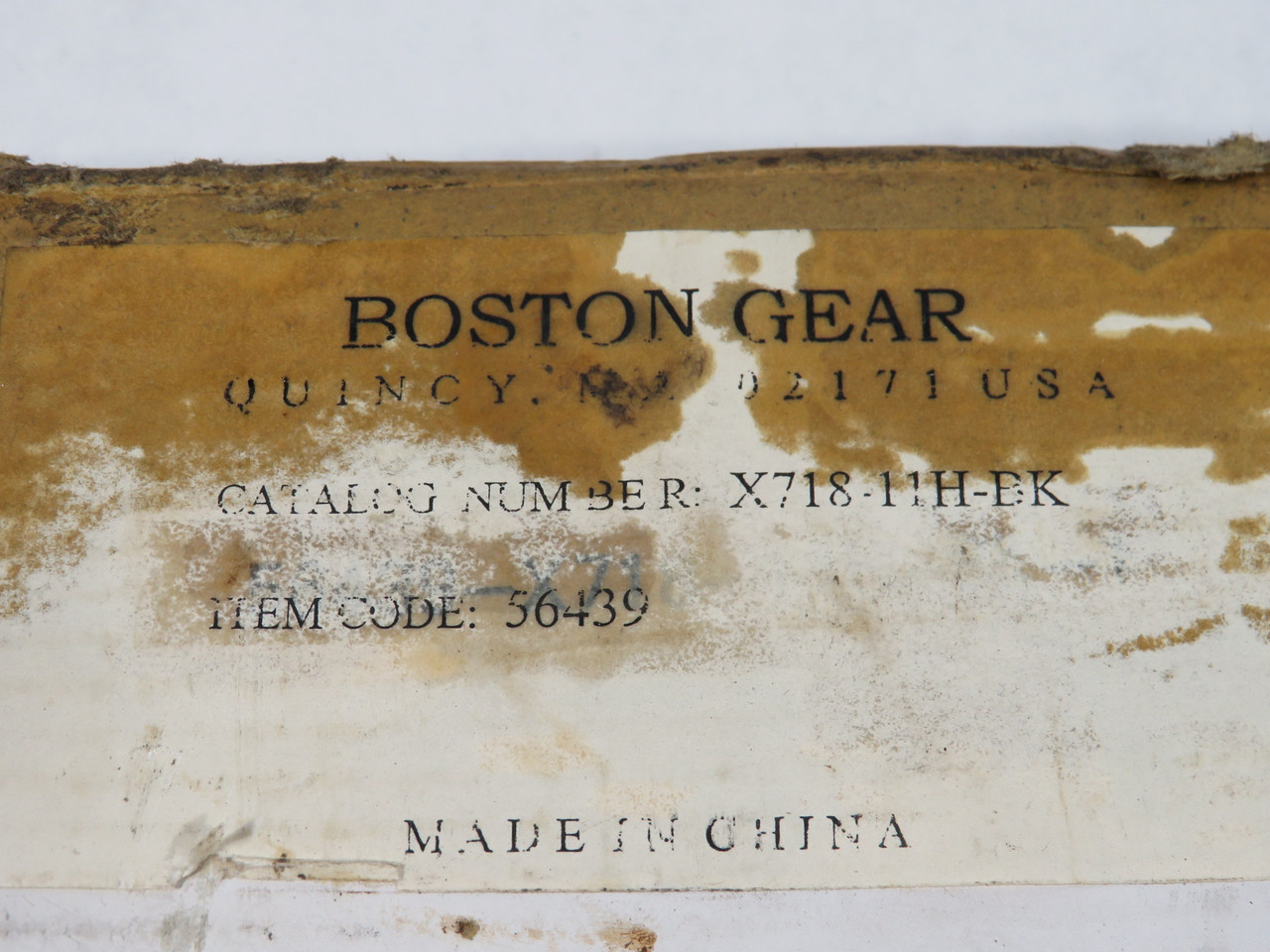 Boston Gear X718-11H-BK Horizontal Base Mount for 718 Reducer BOX DAMAGE NEW