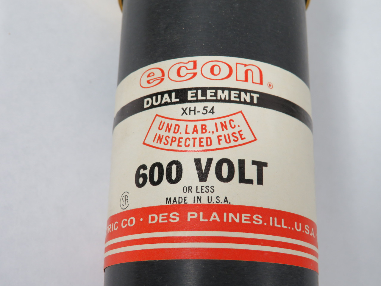 Economy Fuse ECS-250 Dual Element Fuse 250A 600V NOP