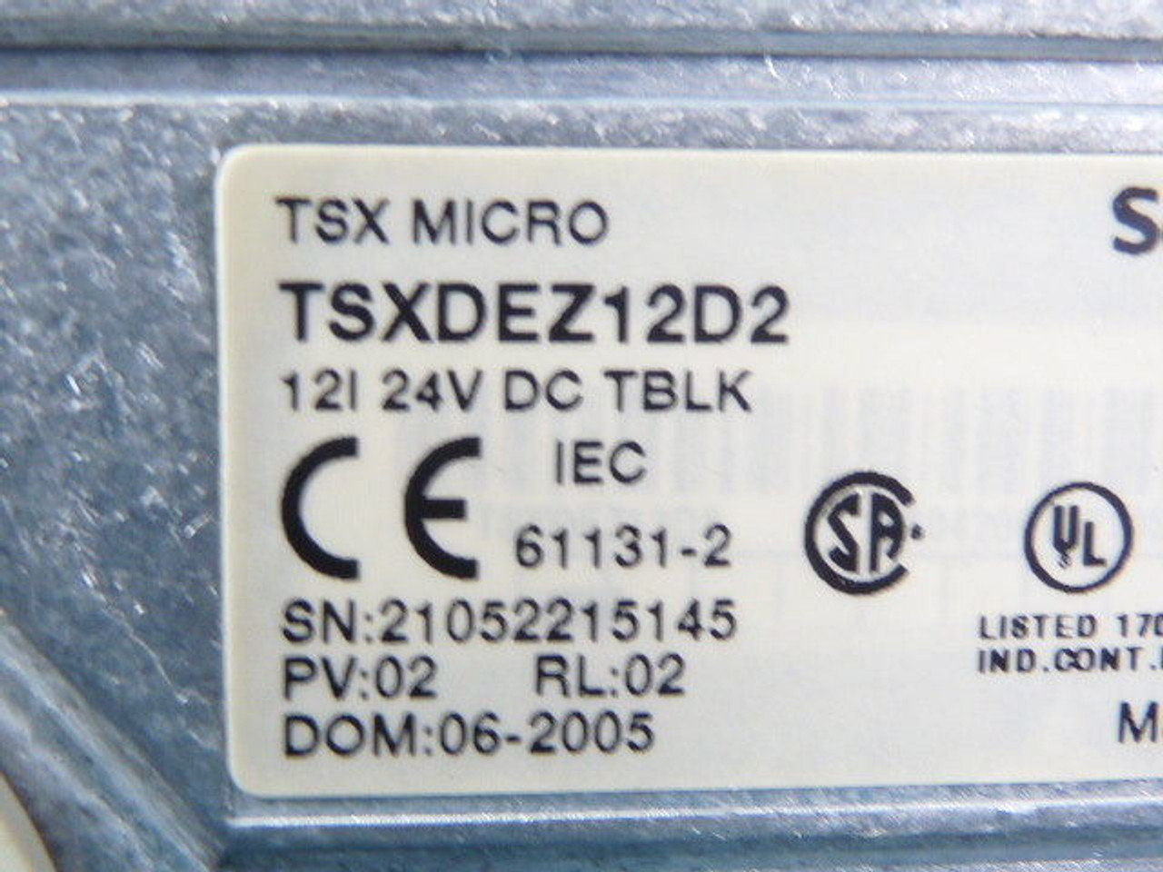 Telemecanique TSXDEZ12D2 TSX Micro Input Module 12I 24VDC USED