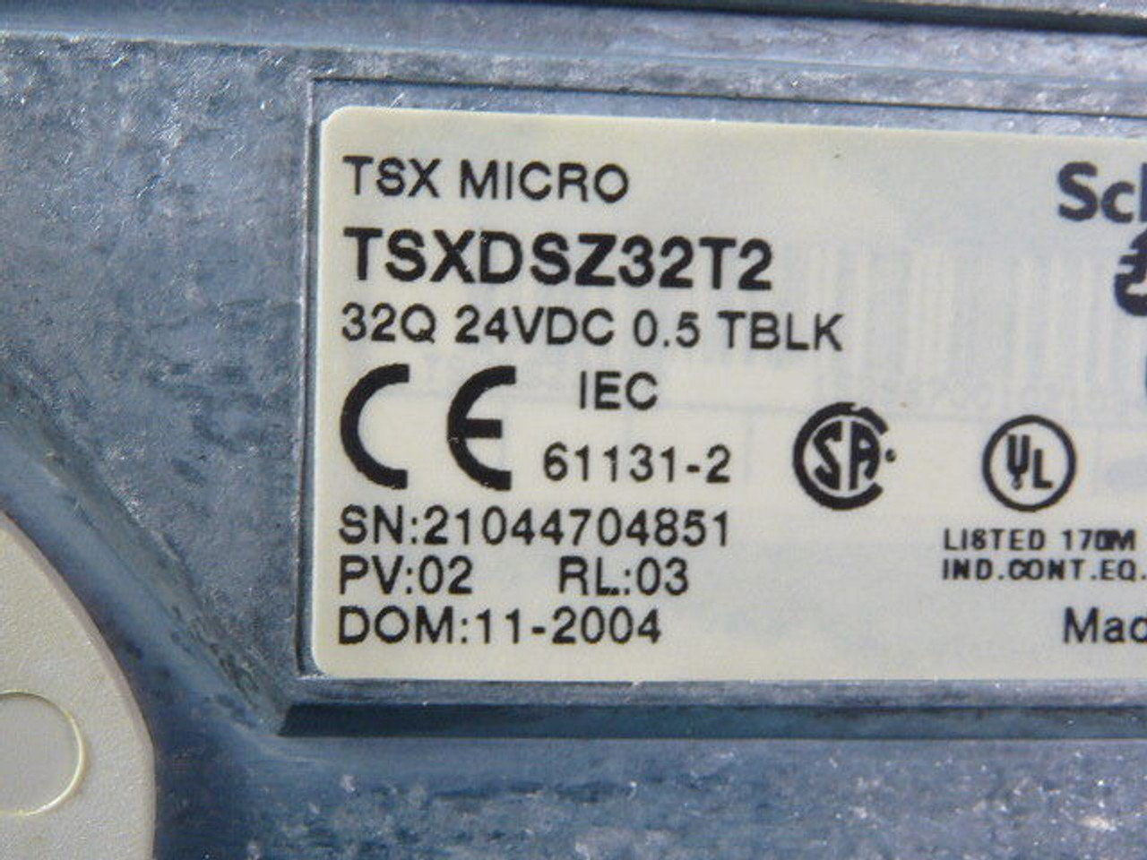 Telemecanique TSXDSX32T2 TSX Micro Output Module 32Q 24VDC USED