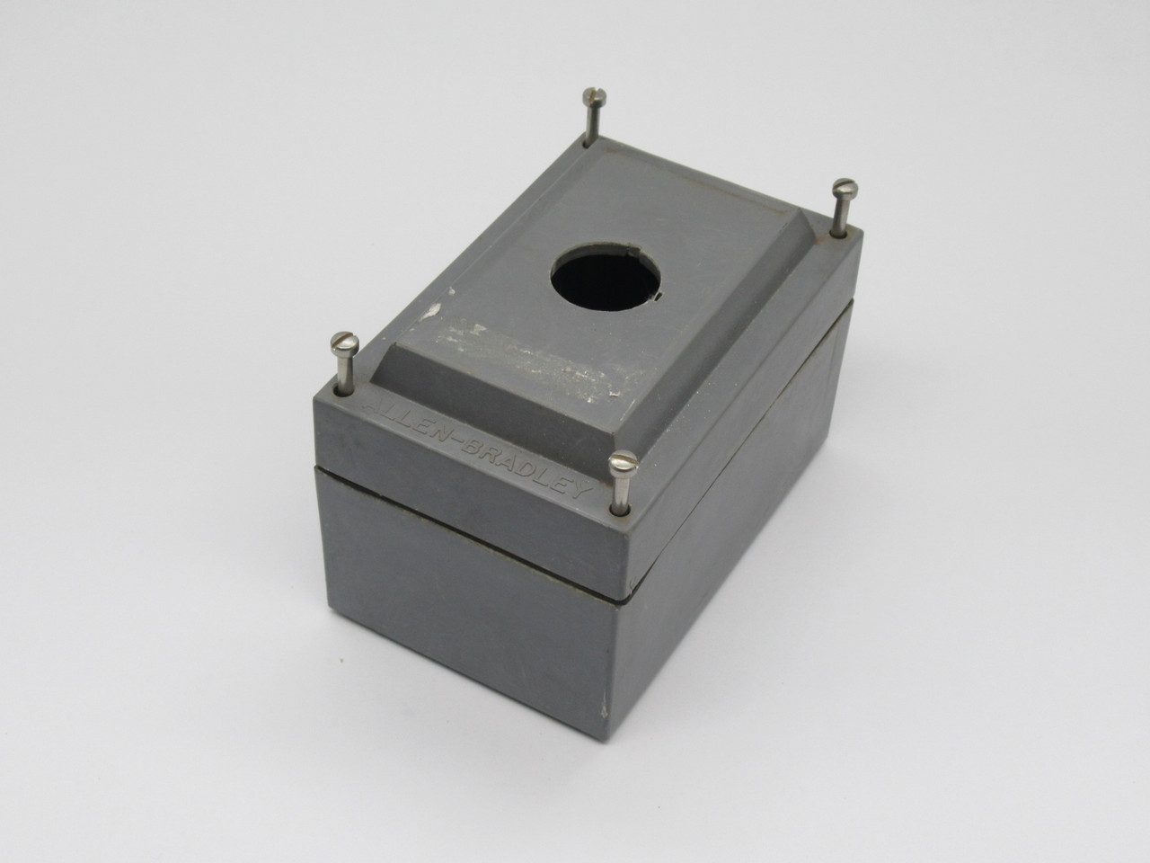 Allen-Bradley 800H-1HZ4R Pushbutton Enclosure Ser. C Glass Polyester USED