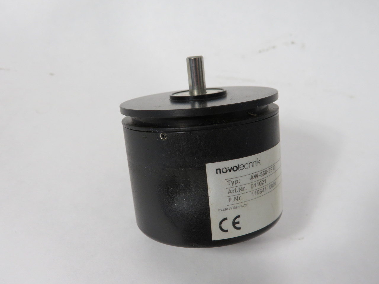 Novotechnik AW-360-ZE10 011021 Hybrid Potentiometer/Rotary Sensor 360DEG USED