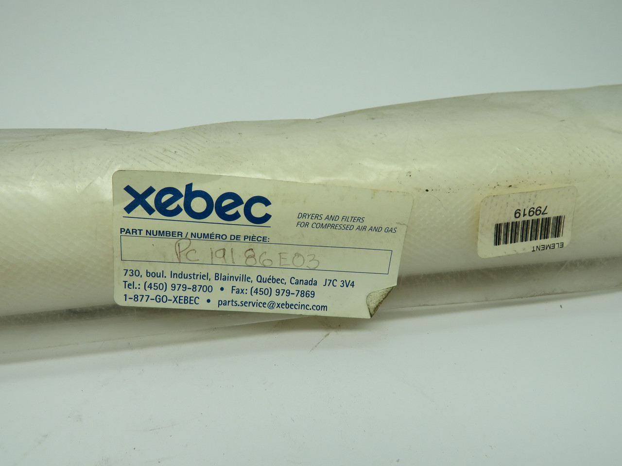 Xebec PC19186E03 Air Filter NWB