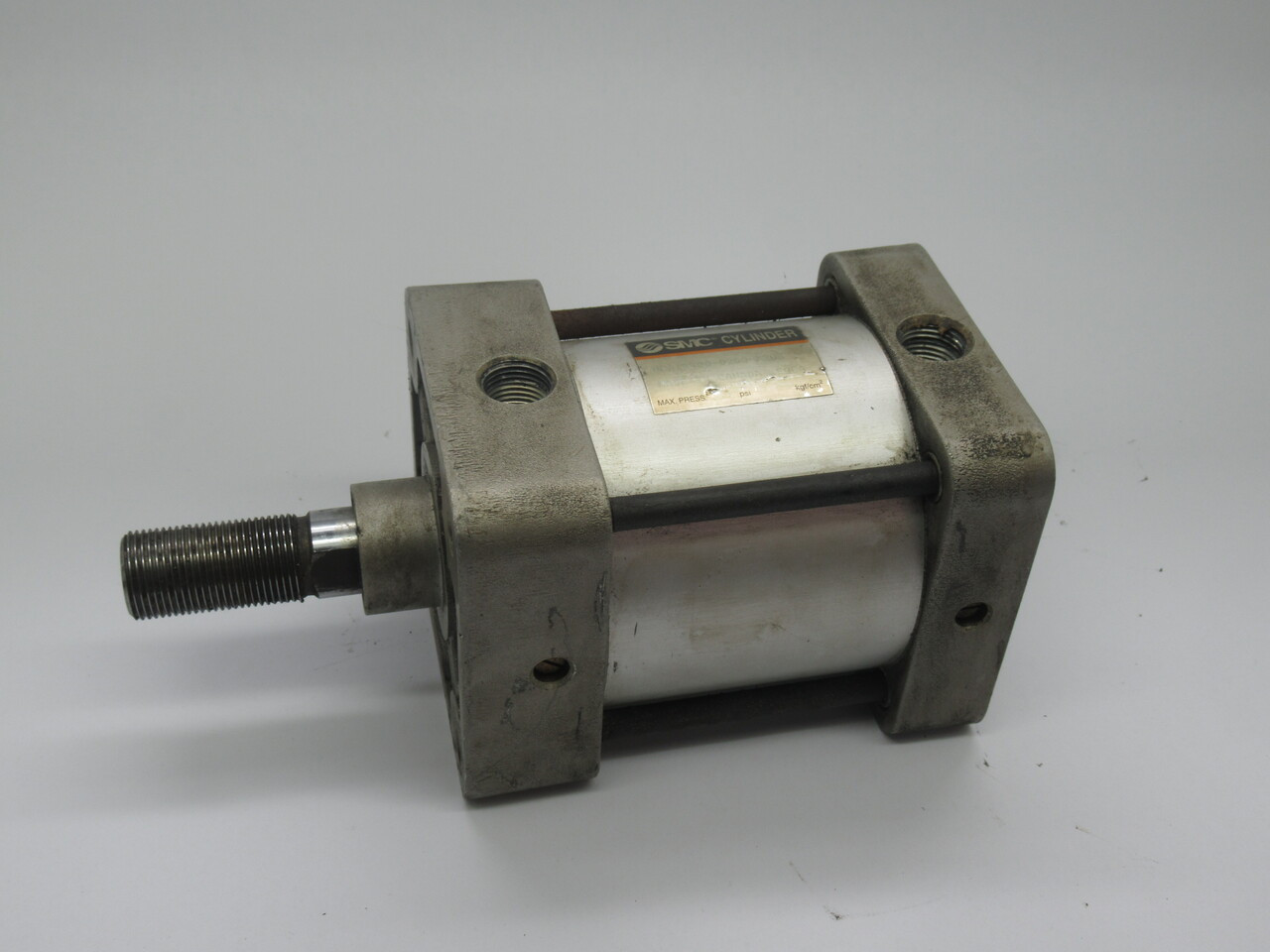 SMC NCA1R400-0200-X2US Medium Duty Air Cylinder 4" Bore 2" Stroke USED