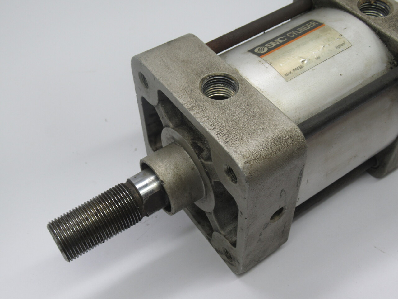 SMC NCA1R400-0200-X2US Medium Duty Air Cylinder 4" Bore 2" Stroke USED