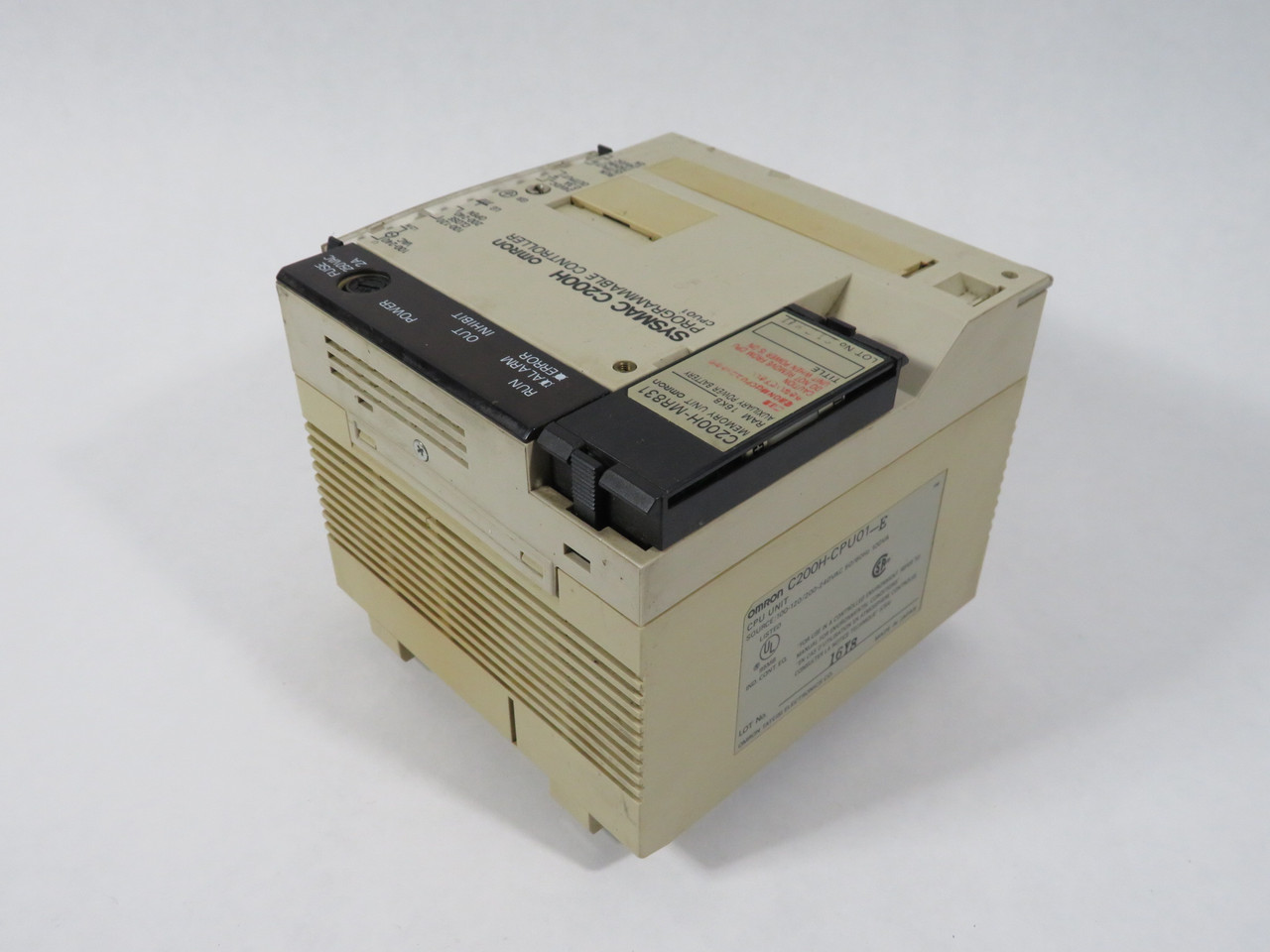 Omron C200H-CPU01-E Programmable Controller 100-120/200-240V 50/60Hz USED