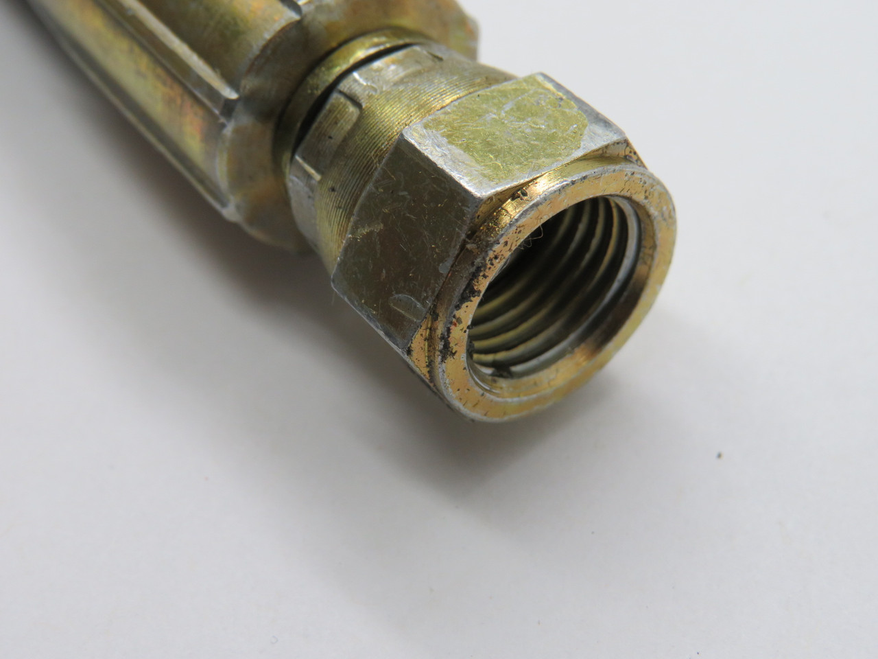 Fleeda 100R2AT7 Braided Hydraulic Hose DN10 3/8" 400 bar 5800 psi 30"L USED