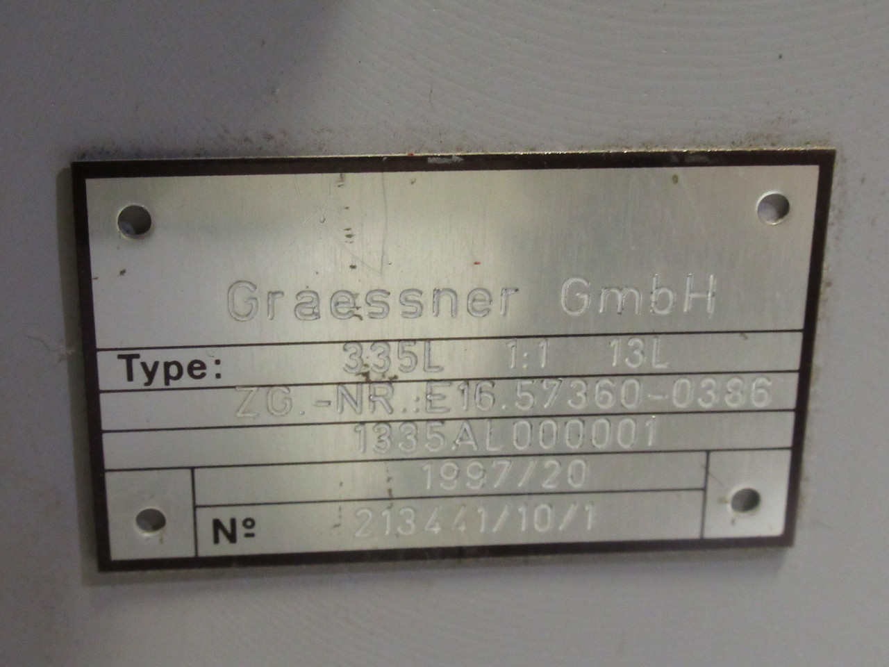 Graessner E16.57360-0386 Bevel Gearbox 1:1 Ratio 2-3/4" Shaft L 1-3/4" D NOP