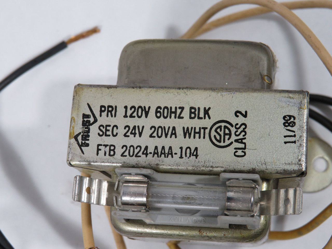 Frost FTB2024AAA-104 Dry Transformer 20VA 120V Sec 24V 60Hz USED