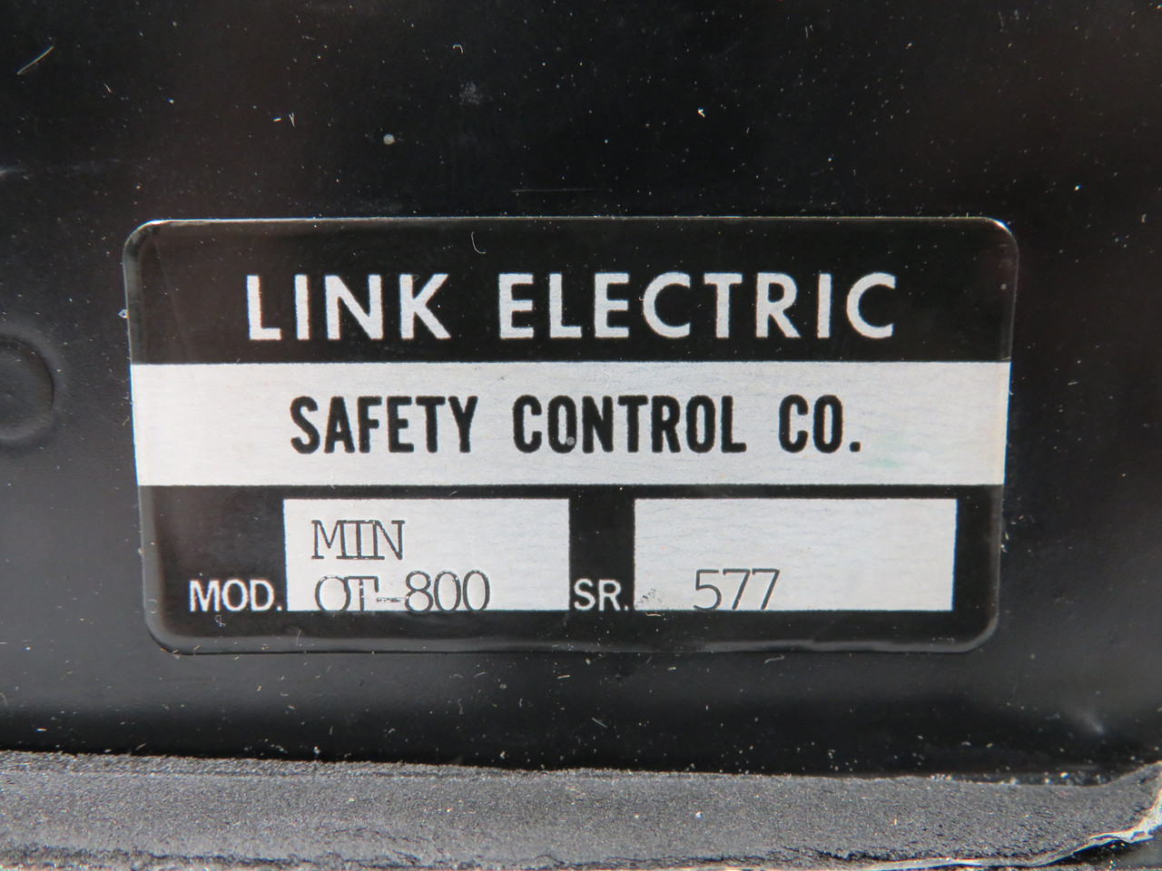 Minster Link Electric OT-800 Operator Terminal AS IS