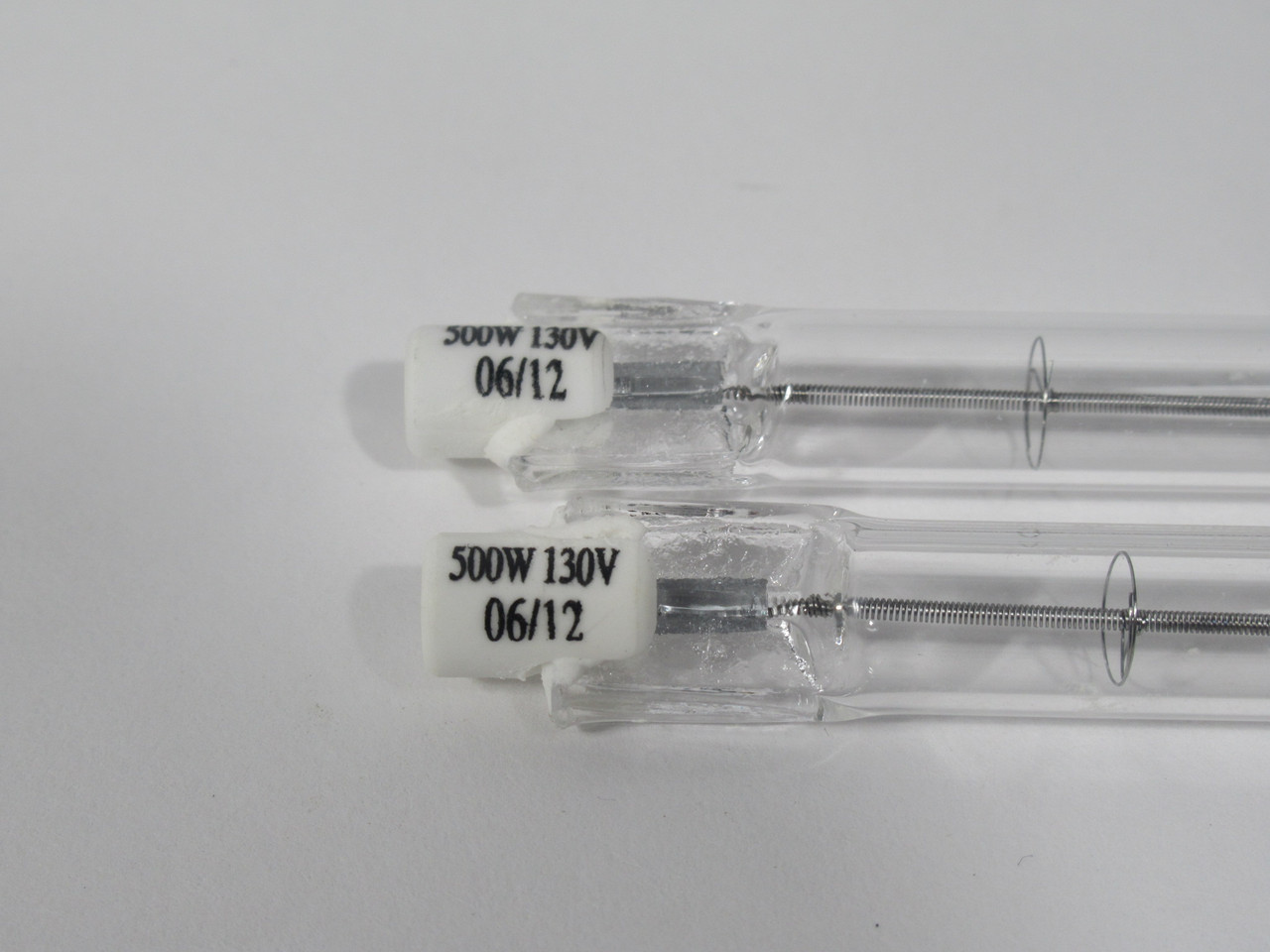 Extra Value Q500T3/CL/4/130V Halogen Bulb 500W 130V 118mm Lot of 2 NEW