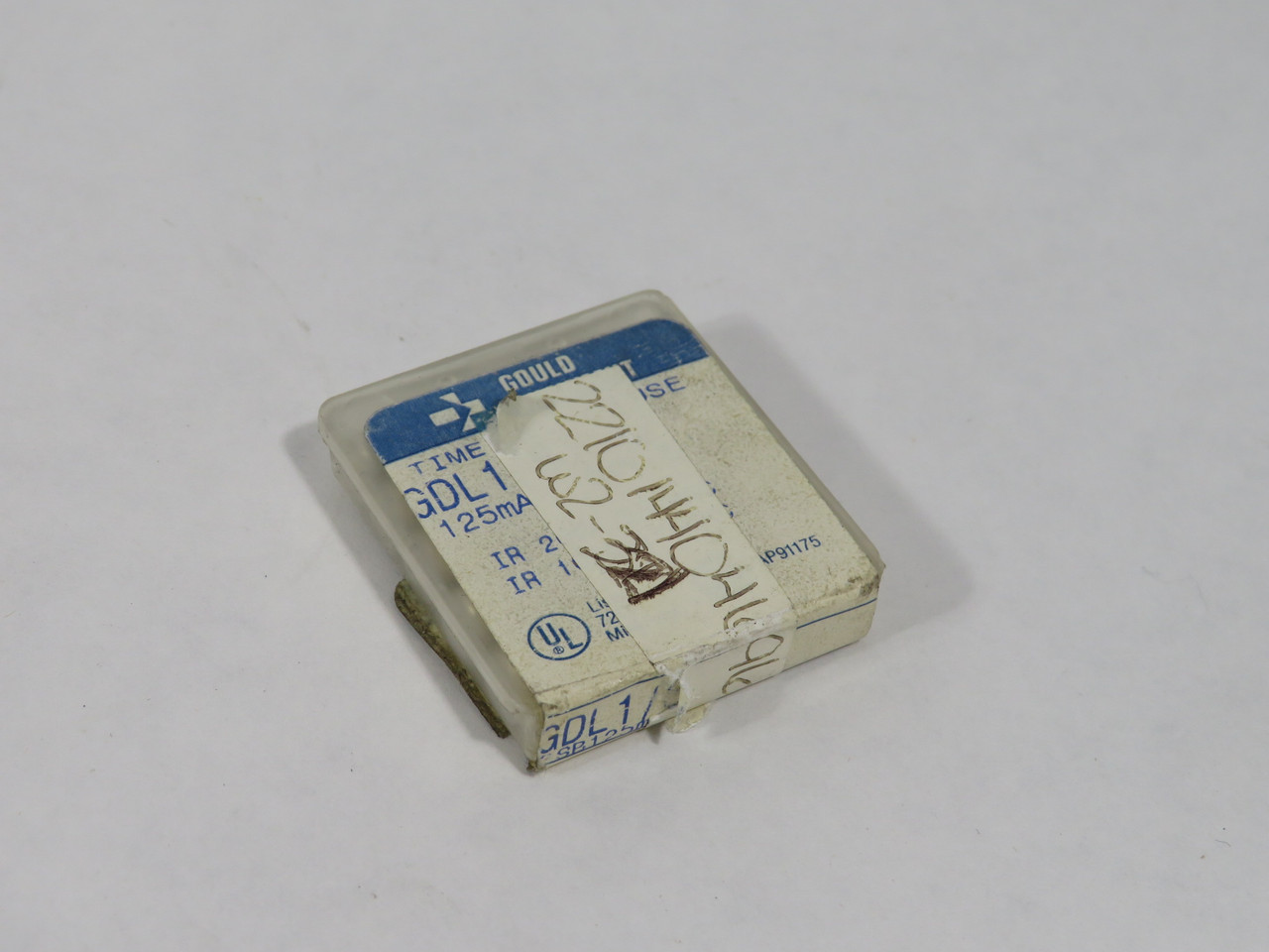 Gould Shawmut GDL1/8 Glass Fuse 1/8A 250V 5-Pack NEW