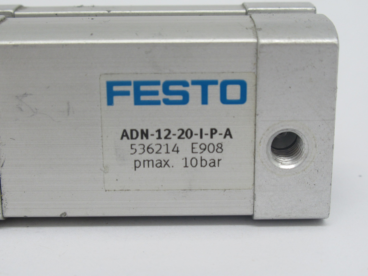 Festo 536214 ADN-12-20-I-P-A Compact Air Cylinder 12mm Bore 20mm Stroke USED