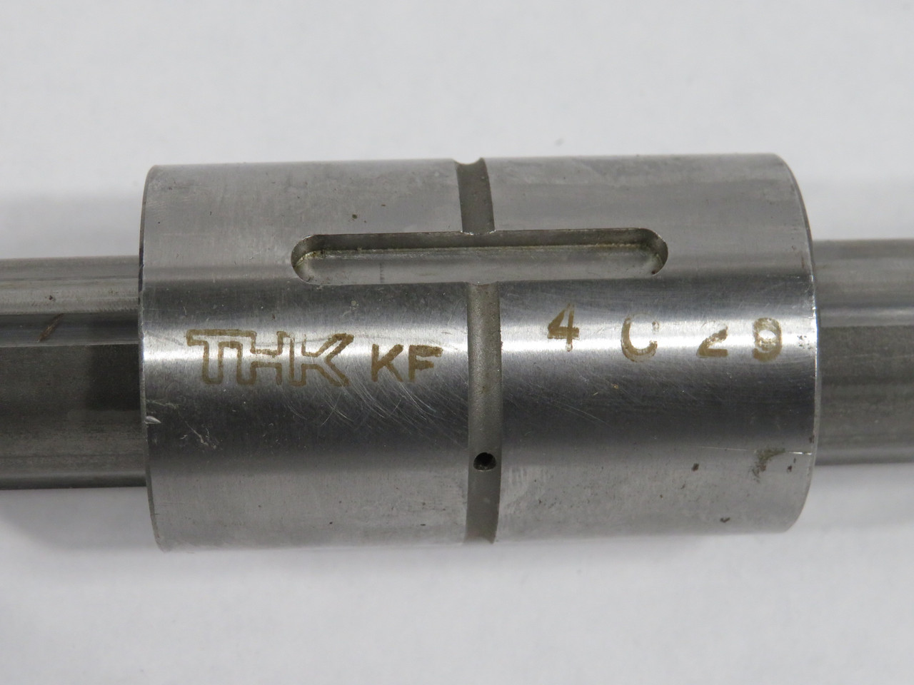 THK LBS25 Ball Spline Assembly 60mm Nut L 37mm Nut OD 370mm Shaft L USED