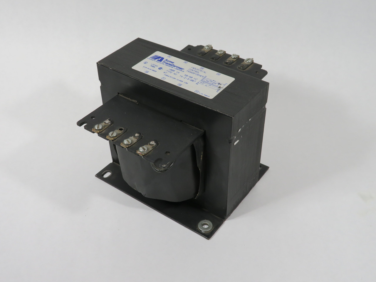 Acme TA-2-81007 Industrial Control Transformer 1000VA MOUNT DAMAGE USED