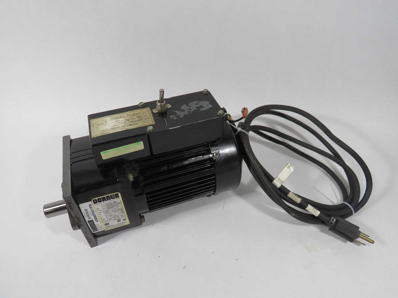 Dorner 42R5BFCI-E3 AC Gearmotor 60:1 270 lb-in 1/6HP 28RPM NEEDS REWIRING USED