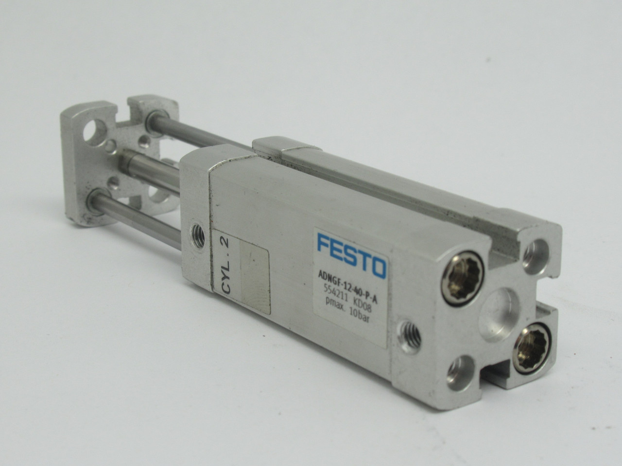Festo 554211 ADNGF-12-40-P-A Compact Air Cylinder 12mm Bore 40mm Stroke USED