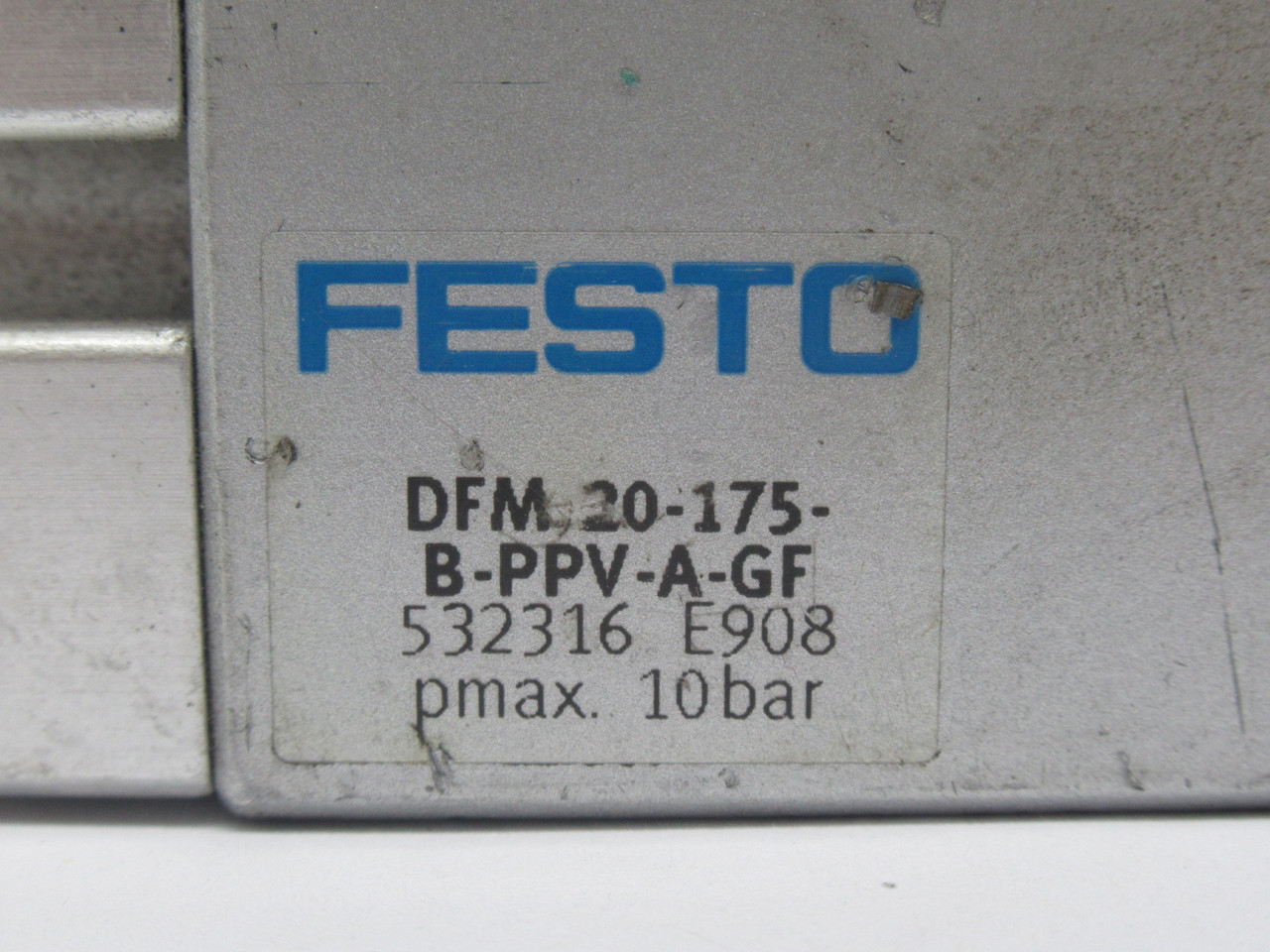 Festo 532316 DFM-20-175-B-PPV-A-GF Guided Actuator 20mm Bore 175mm Stroke USED