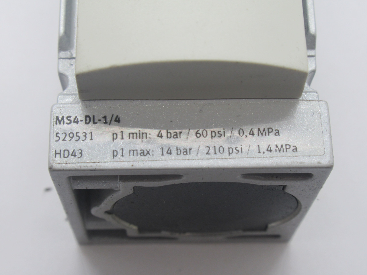 Festo 529531 MS4-DL-1/4 Soft Start Valve G1/4 4-14 bar USED