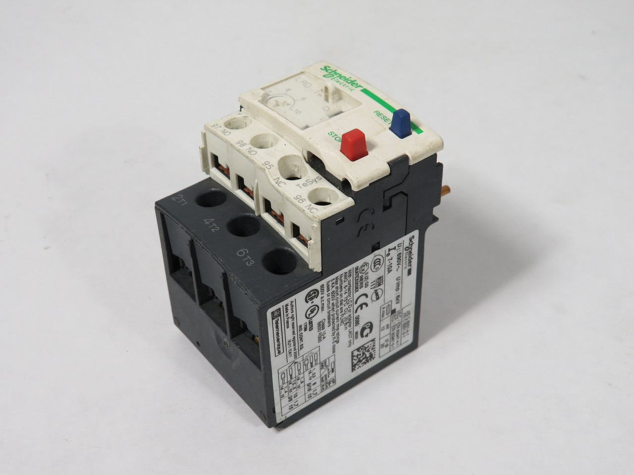 Schneider Electric LRD14 Thermal Overload Relay 7-10A 690V USED