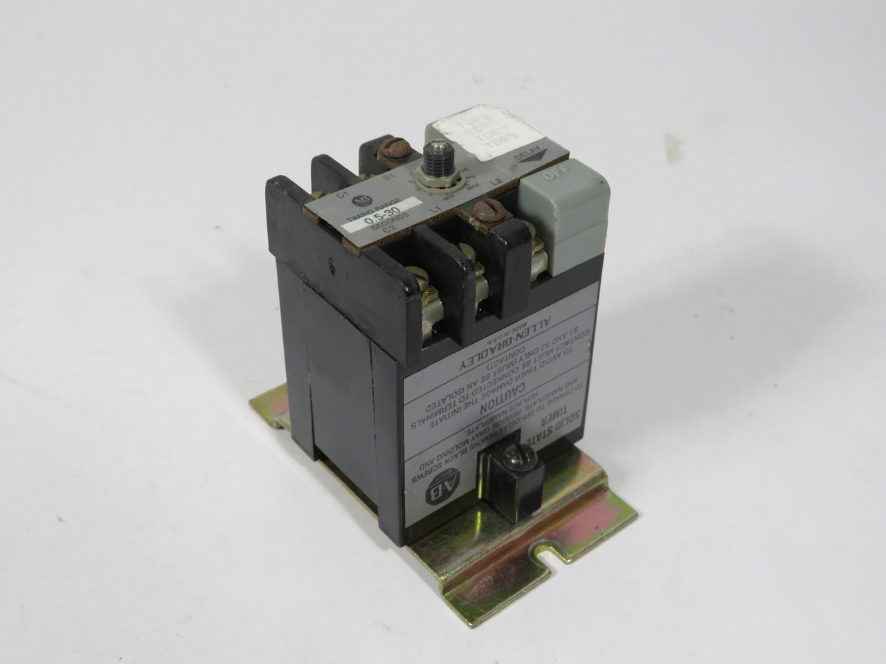 Allen-Bradley 852S-NSB Series G Solid State Timing Relay 0.5-30s 300V 3A USED