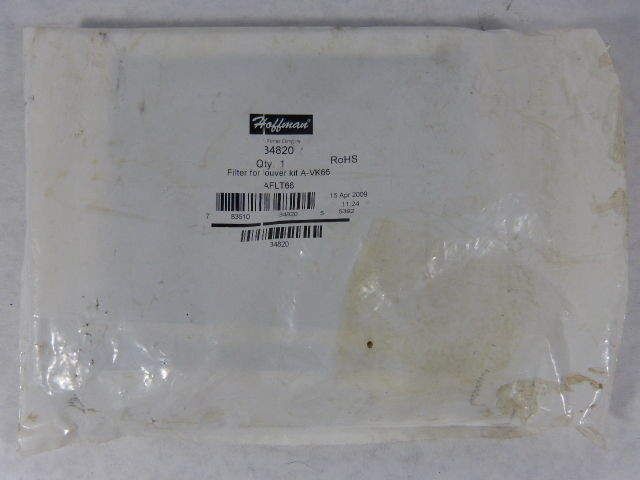 Hoffman A-FLT66 Filter Kit Aluminum Ripped Bag ! NEW !