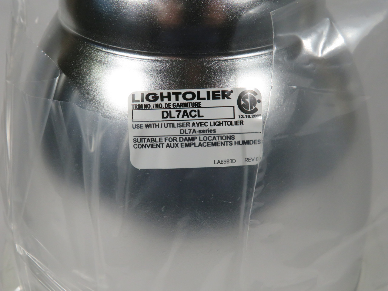 LightOlier DL7ACL Calculite 7-3/8" Open Reflec. E17 ClearAlzak NEW