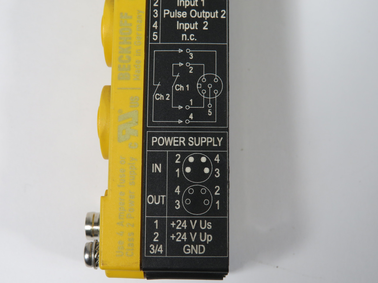 Beckhoff EP1908-0002 EtherCAT Box 8-Channel Digital Input 24VDC USED