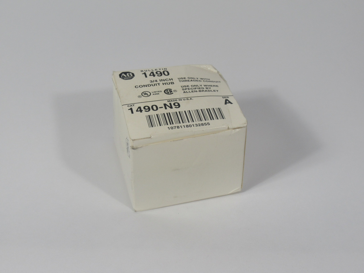 Allen-Bradley 1490-N9 Conduit Hub 3/4" Ser A BOX DMG NEW