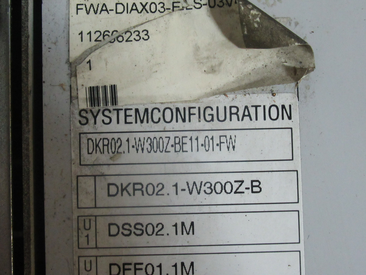 Indramat DKR02.1-W300Z-BE11-01-FW AC Drive Controller 3x 0-380VAC 0-1600Hz USED