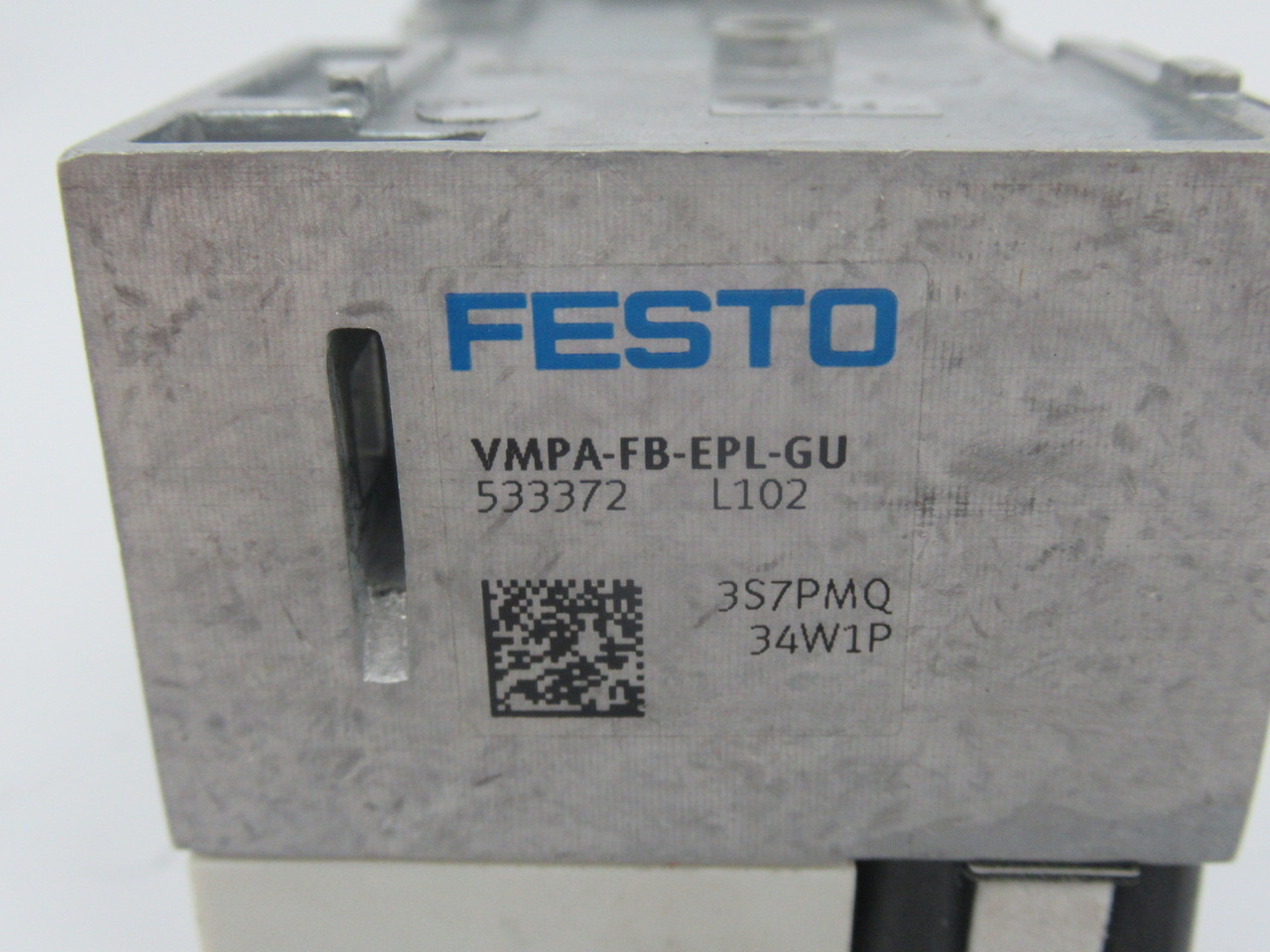 Festo 533372 VMPA-FB-EPL-GU Pneumatic Valve Manifold End Plate USED