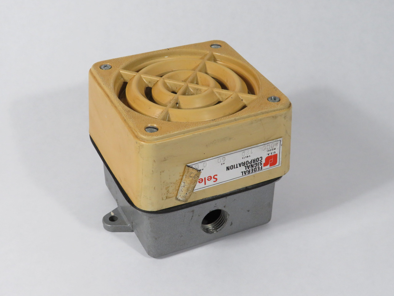 Federal Signal 50GC Amplifier Speaker 0.03A 120V 60Hz USED