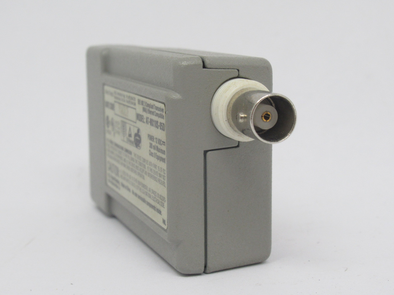 Allied Telesis AT-MX10S-05D CentreCOM Micro Transceiver 10 Base 12VDC 300mA NEW