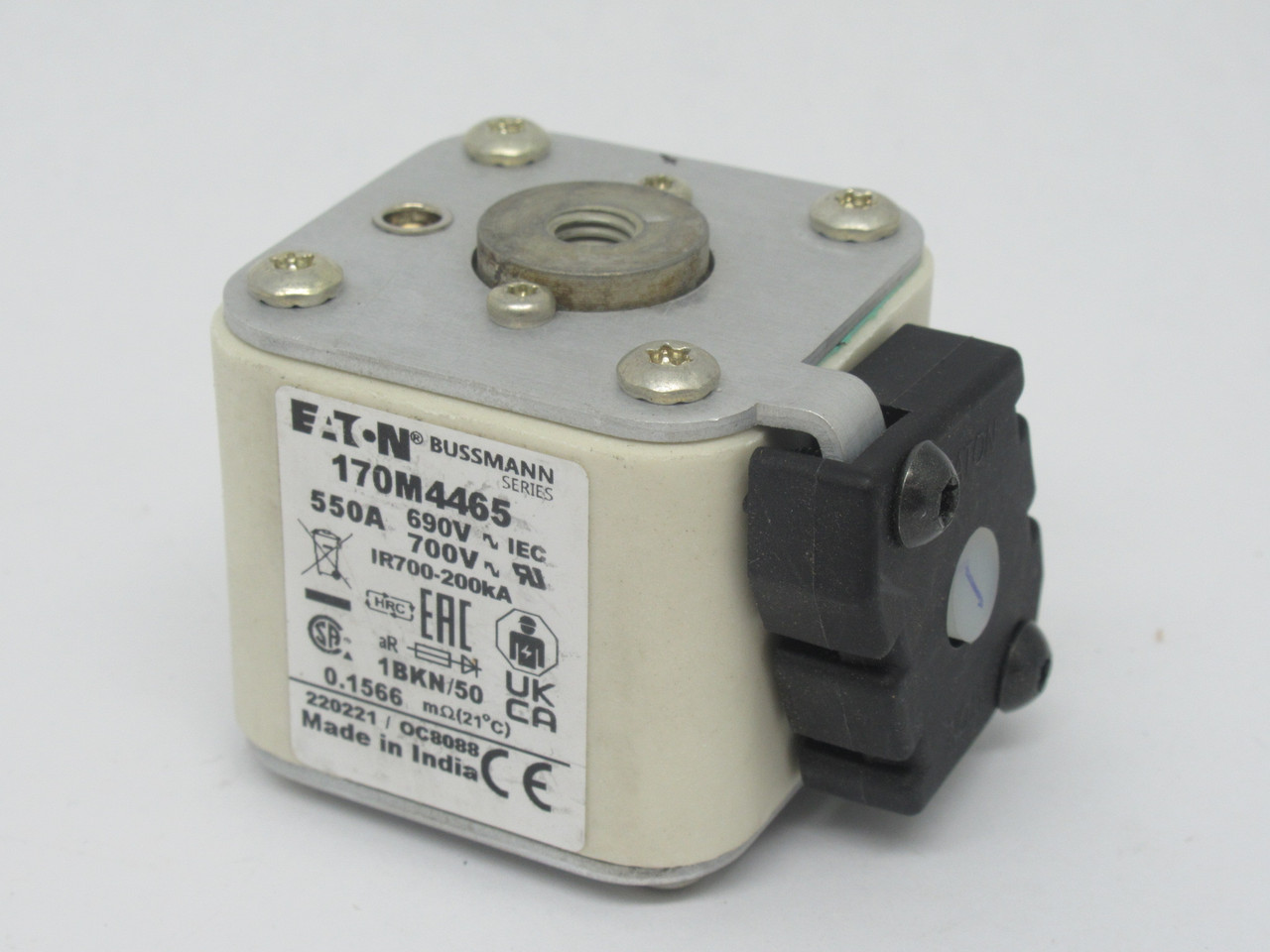 Eaton Bussmann 170M4465 High Speed Fuse 550A 690V 3-Pack NEW