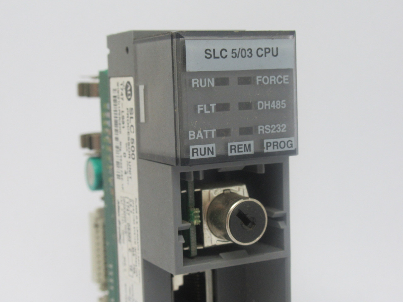 Allen-Bradley 1747-L531 Ser. D SLC500 Processor Unit *NO KEY/DOOR/BATTERY* USED
