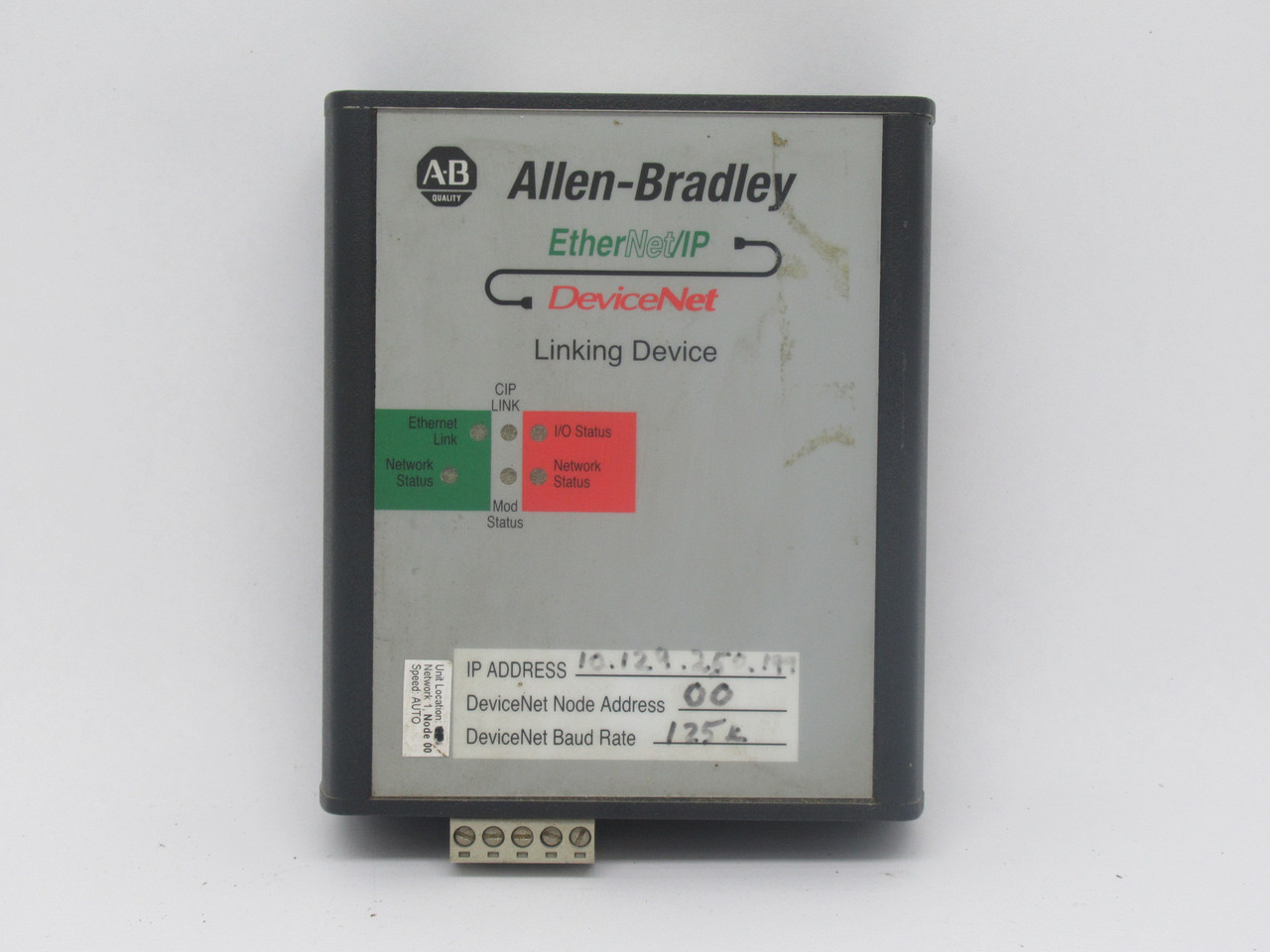 Allen-Bradley 1788-EN2DN Ser. A Ethernet/DeviceNet Linking Device USED