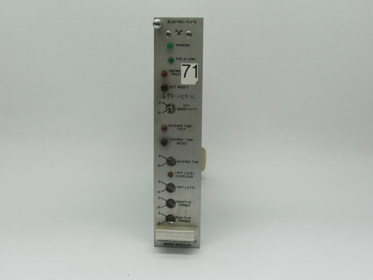 Electro-Flyte 12M20-00031-00 Converter Regulator Module USED
