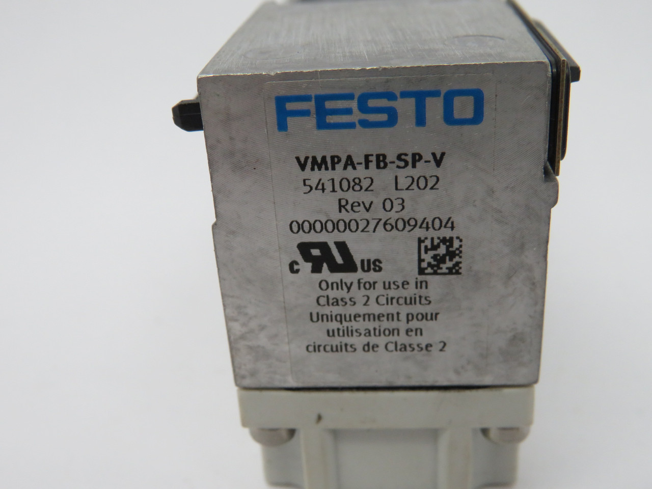Festo 541082 VMPA-FB-SP-V Supply Sub-Plate 24VDC USED