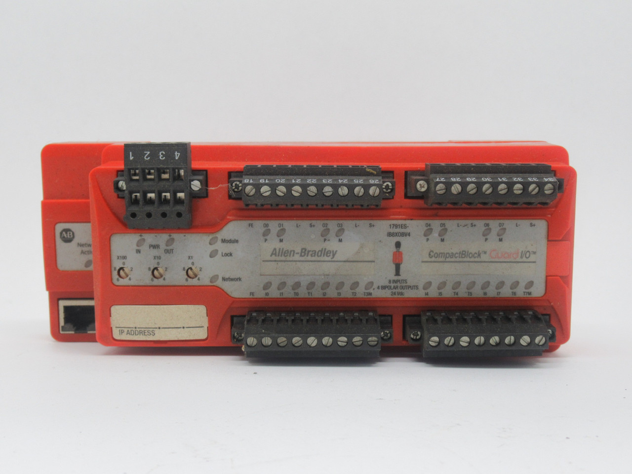 Allen-Bradley 1791ES-IB8XOBV4 Guard 16-Pt Digital I/O Module Ser. A USED