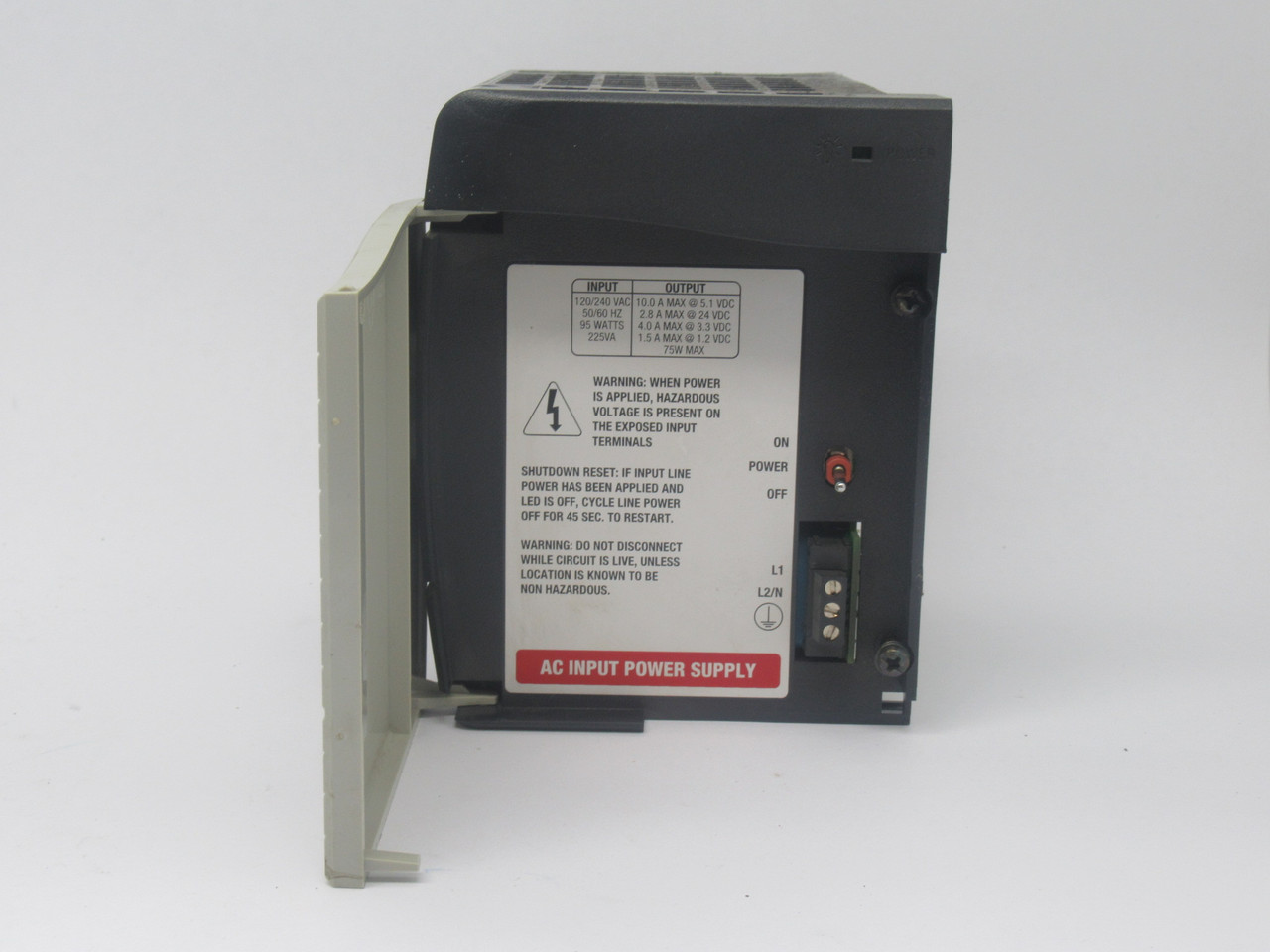 Allen-Bradley 1756-PA72 Ser. B ControlLogix AC Power Supply USED