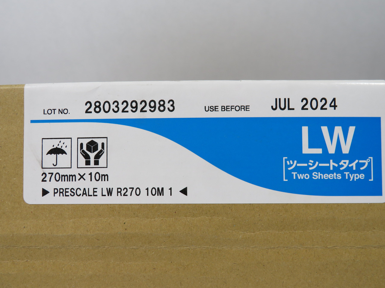 Fujifilm LW-R270-10M-1 Pressure Measurement Film Low Pressure 270mm x 10m NEW