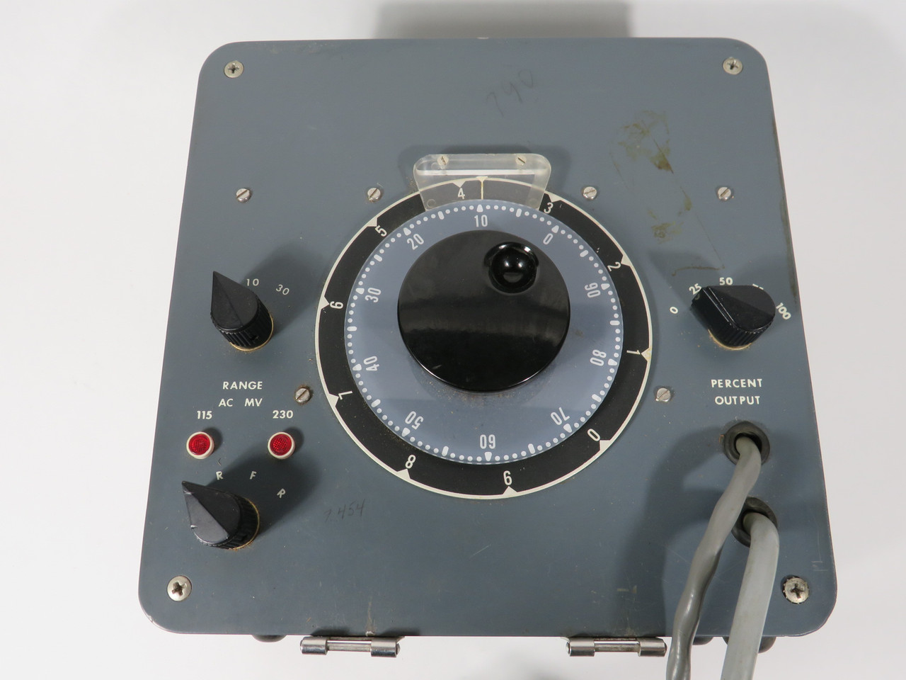 Foxboro 8120-6 Magnetic Flow Calibrator 115/230V 1.5VA 60Hz REPAIRED CABLE USED