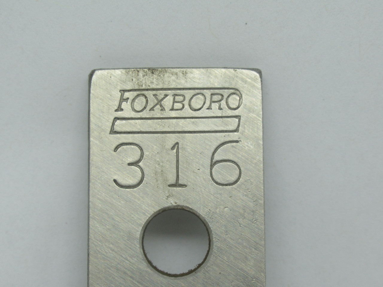 Foxboro 316 Orifice Plate 7.125" OD 4" x 1.1844" Inlet SHELF WEAR NEW
