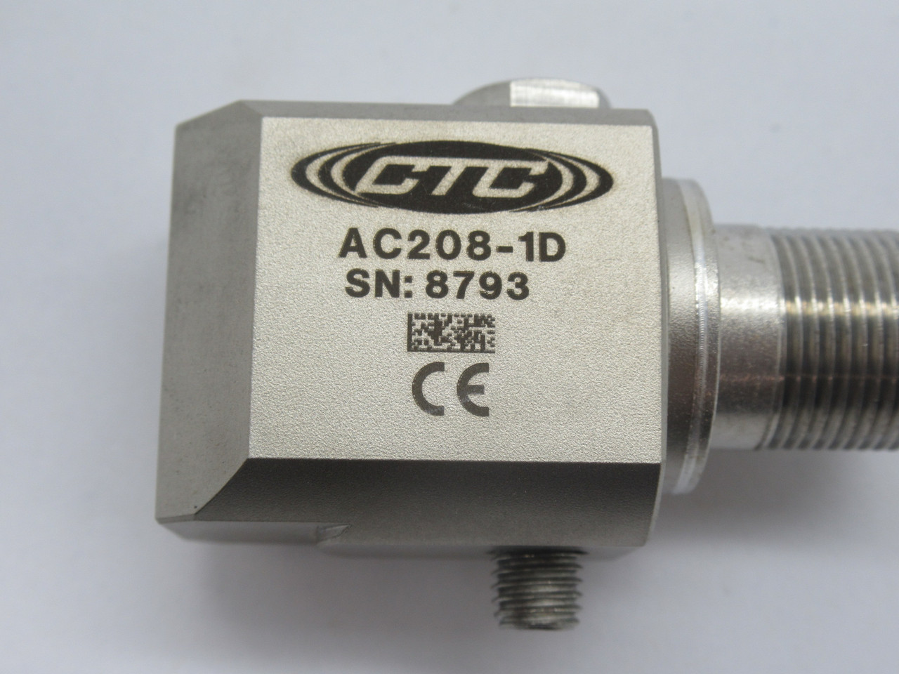 CTC AC208-1D High Temperature Accelerometer 18-30VDC 2-10mA 2-Pin 325F NOP