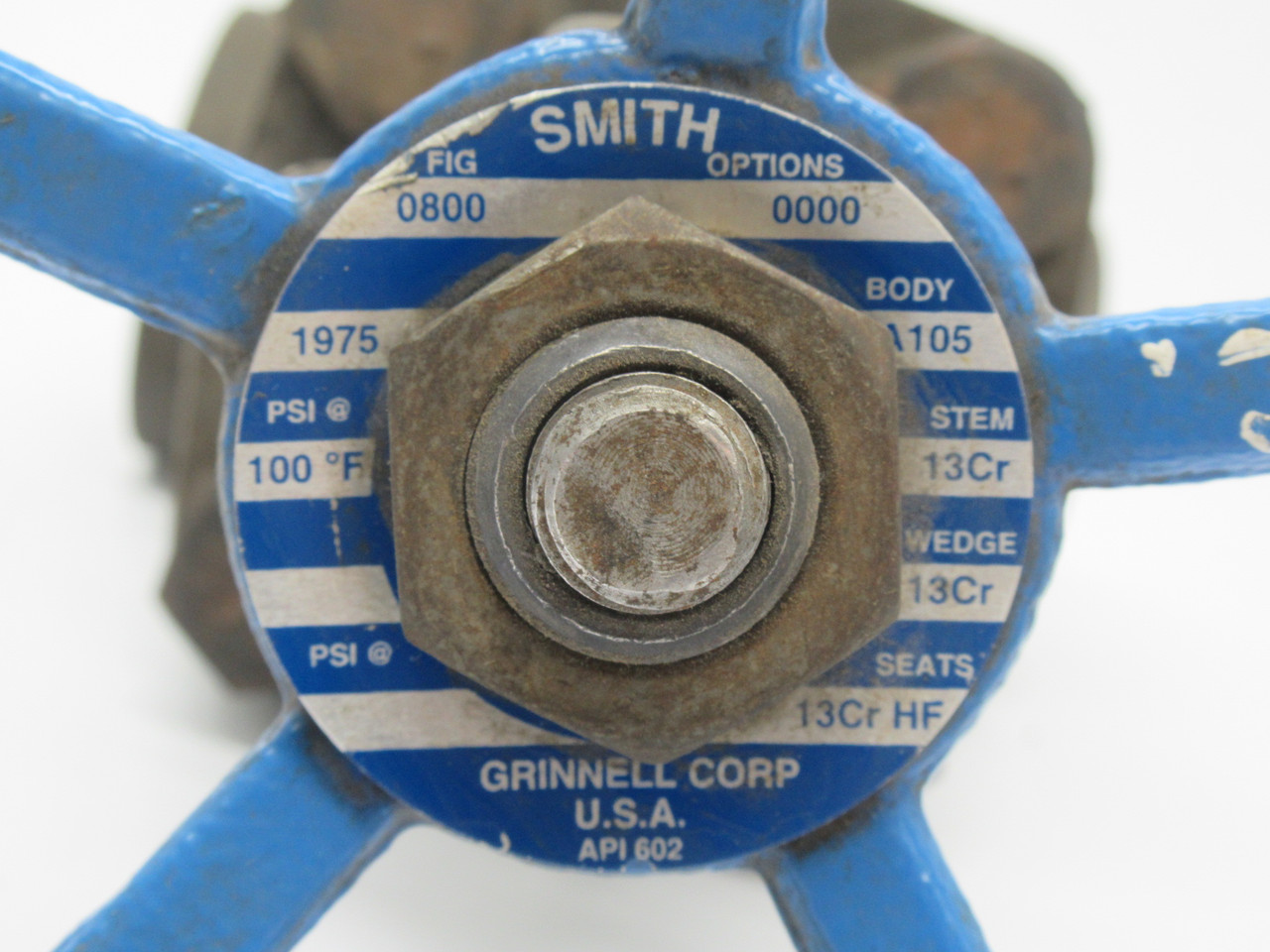 Smith 0800OSOFW125 Gate Valve 1-1/4" 1975 psi USED