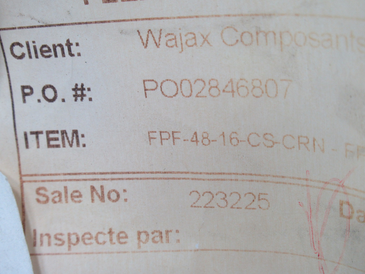 Flex-Pression FPF-48-16-CS-CRN Flex Hose 3" Size 16" Length SHELF WEAR NOP