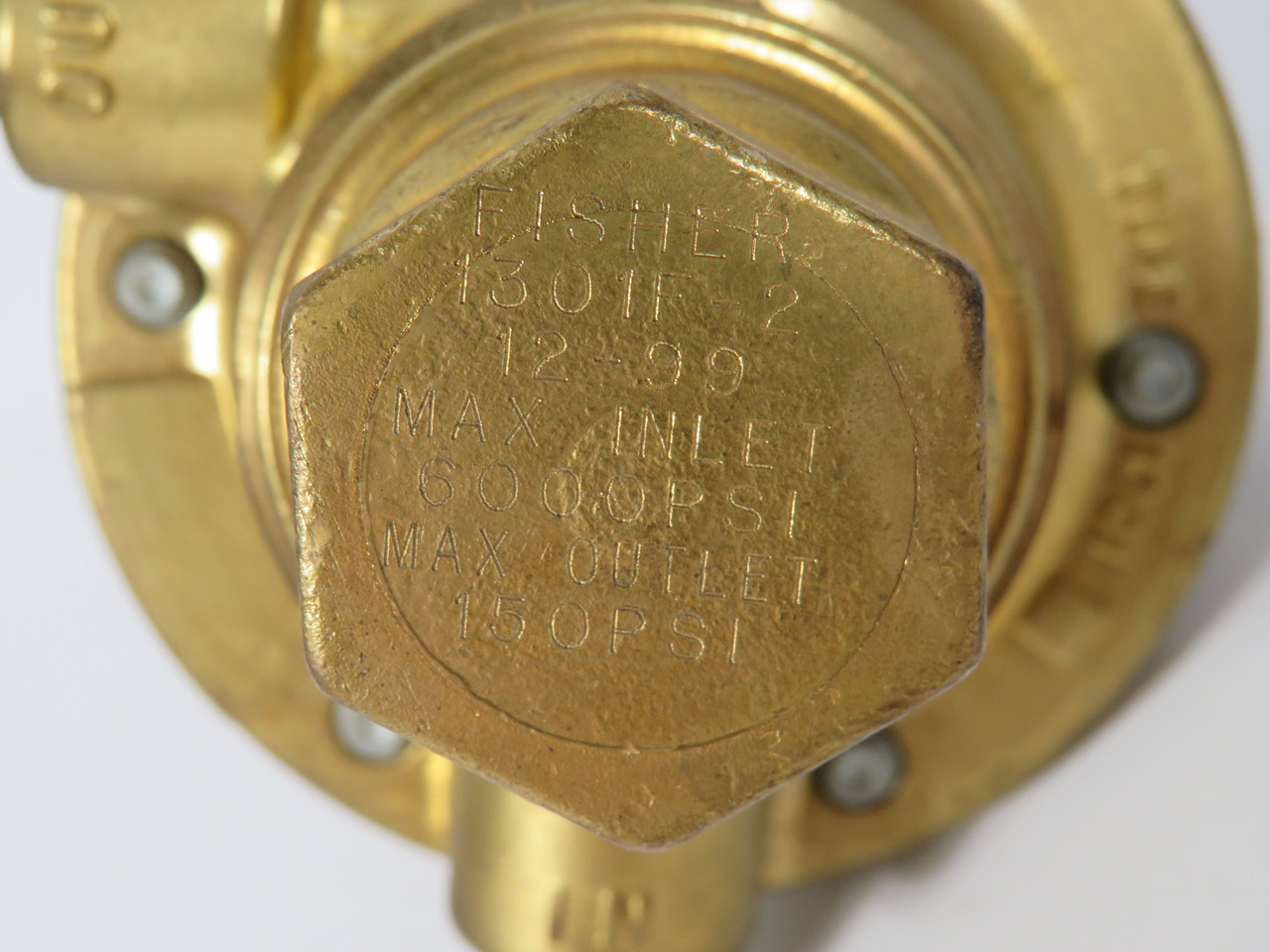 Fisher 1301F-2 High-Pressure Regulator 6000 psi Inlet 150 psi Outlet NOP